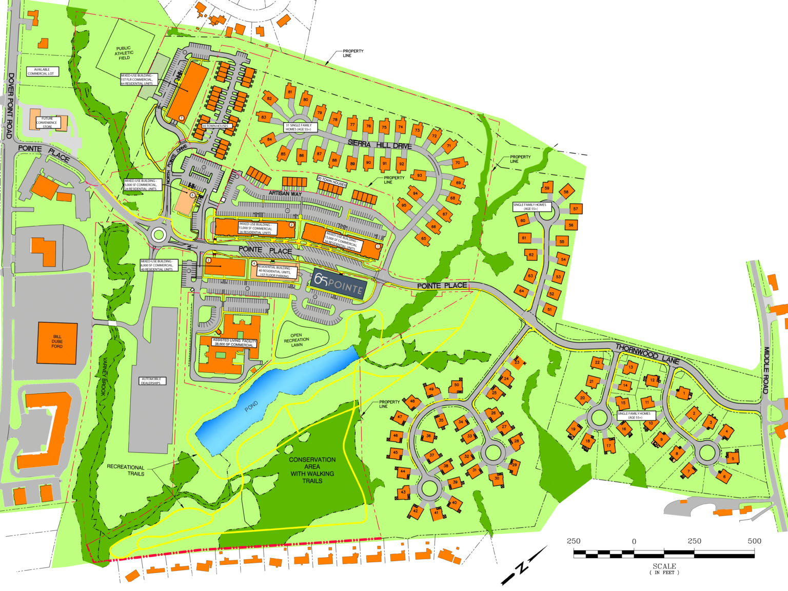 65 Pointe New Condos For Sale at Pointe Place Dover, NH
